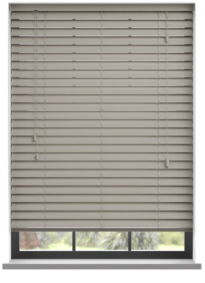 123jaloezie.nl Aluminium jaloezie met koord - Licht Grijs Mat