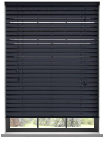 123jaloezie.nl Aluminium jaloezie met koord - Koninklijk Blauw Mat