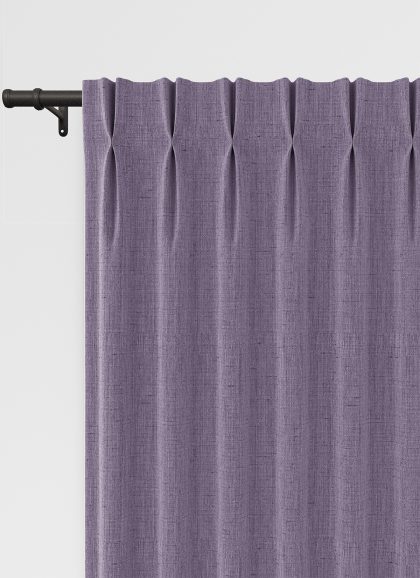 123jaloezie.nl Orkney gordijn - Purple met Dubbele plooi