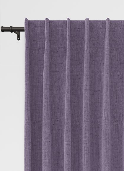 123jaloezie.nl Orkney gordijn - Purple met Enkele plooi