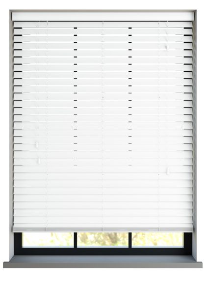 123jaloezie.nl Sunwood PVC jaloezie met koord - parelwit