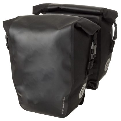 AGU Clean Dubbele Fietstas Shelter Click'nGo Medium MIK Black