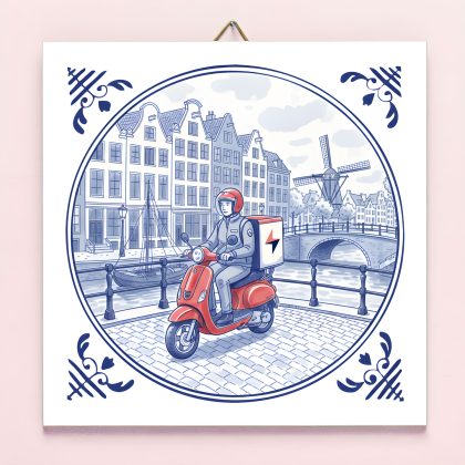 Ditverzinjeniet Tegeltje maaltijdbezorger