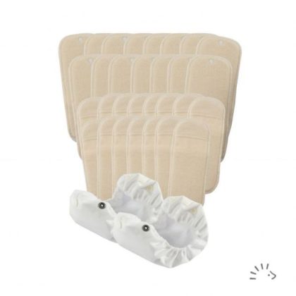 Babybum Popolini EasyFree Pouche en Booster set - Maat S (2.5-5 kilo)