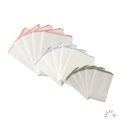 Babybum Popolini Prefolds - set van 5 - Maat L (8-20 kilo)