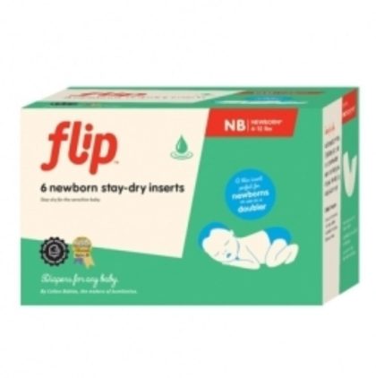 Babybum Flip Stay Dry Insert Newborn - Set van 6
