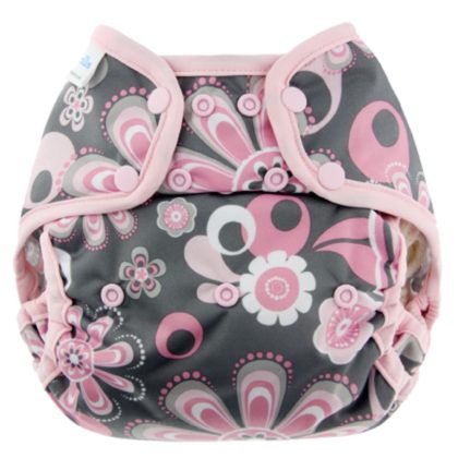 Babybum Blueberry Capri Newborn Diaper Covers - Petals