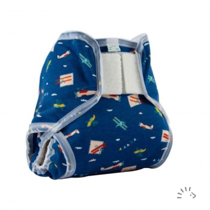 Babybum Popolini PopoWrap Planes - Maat S (3-6 kilo)