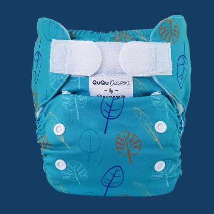 Babybum Bamboolik QuQu Pocketluier Bamboe - 4 prints - Evergreen