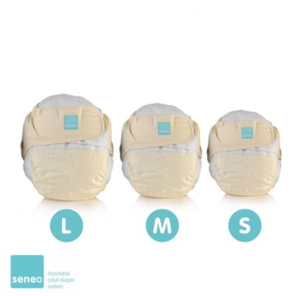 Babybum SENEO wasbare luier overbroek - Maat S (50-80 cm) - Beige