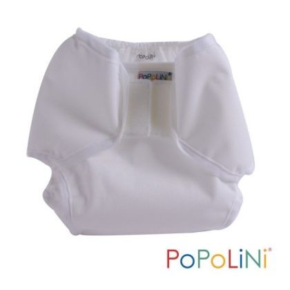 Babybum Popolini PopoWrap Wit - Maat L (9-15 kilo)