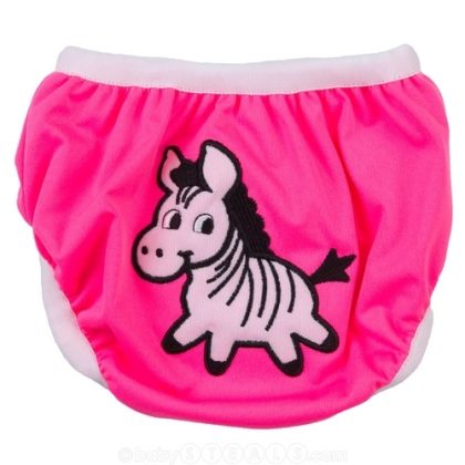Babybum Monkey Doodlez Zwemluier - Sassy Zebra - Small