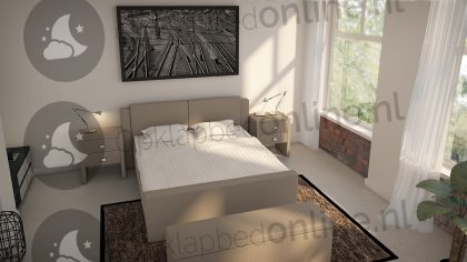 Bremafa Standaard boxspring 180 x 200 cm- stofkleur 1507