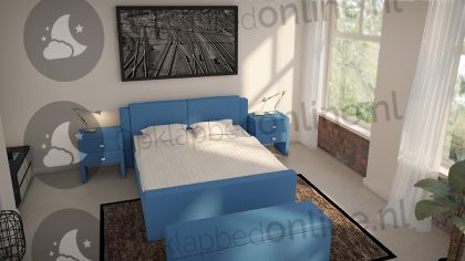 Bremafa Standaard boxspring 160 x 200 cm- stofkleur 1513