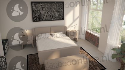 Bremafa Standaard boxspring 180 x 190 cm- stofkleur 1515