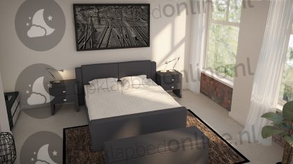 Bremafa Standaard boxspring 160 x 200 cm- stofkleur 1732