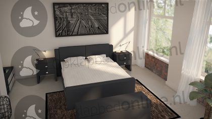 Bremafa Standaard boxspringset 140 x 200 cm- stofkleur 1754