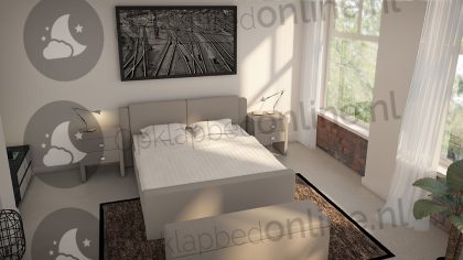 Bremafa Standaard boxspring 180 x 200 cm- stofkleur 1913