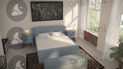 Bremafa Standaard boxspring 180 x 200 cm- stofkleur 1914