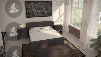 Bremafa Standaard boxspring 180 x 190 cm- stofkleur 1918