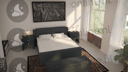 Bremafa Standaard boxspringset 140 x 200 cm- stofkleur 1984
