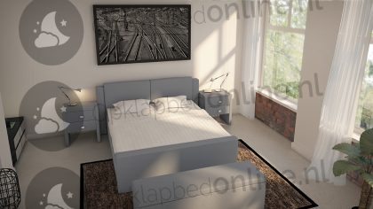 Bremafa Standaard boxspring 160 x 190 cm- stofkleur 5013