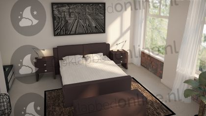 Bremafa Standaard boxspringset 140 x 200 cm- stofkleur 5018