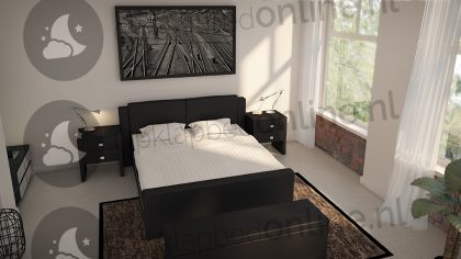 Bremafa Standaard boxspring 160 x 200 cm- stofkleur 5021