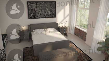 Bremafa Standaard boxspring 180 x 200 cm- stofkleur 5022