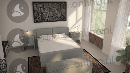 Bremafa Standaard boxspring 180 x 200 cm- stofkleur 5086