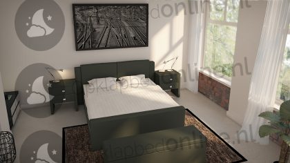 Bremafa Standaard boxspring 160 x 190 cm- stofkleur 5088