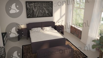 Bremafa Standaard boxspring 180 x 200 cm- stofkleur 7012