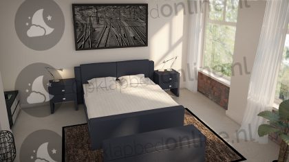 Bremafa Standaard boxspring 160 x 200 cm- stofkleur 7016