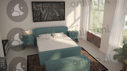 Bremafa Standaard boxspring 160 x 200 cm- stofkleur 7017