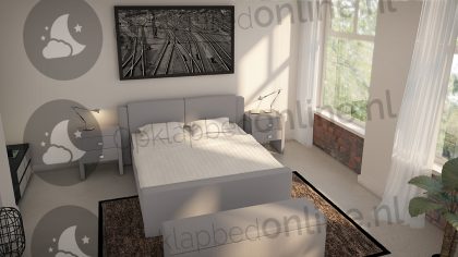 Bremafa Standaard boxspring 180 x 200 cm- stofkleur 7030