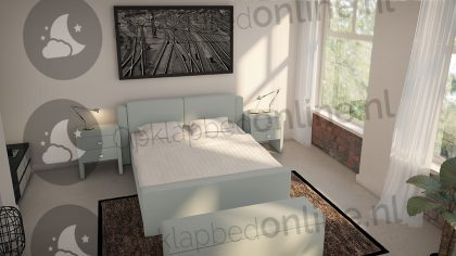 Bremafa Standaard boxspring 180 x 190 cm- stofkleur 7034