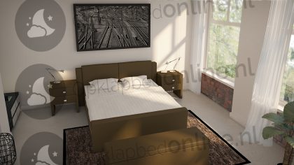 Bremafa Standaard boxspring 160 x 200 cm- stofkleur 7037