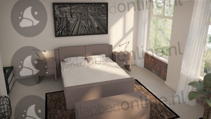 Bremafa Standaard boxspring 180 x 200 cm- stofkleur 7071