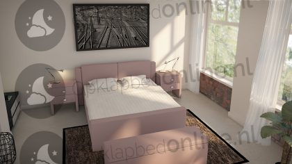 Bremafa Standaard boxspring 180 x 200 cm- stofkleur 7072