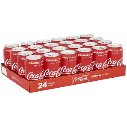 Coca-Cola Coca Cola 330 ml. / tray 24 blikken (+ Nederlands statiegeld)