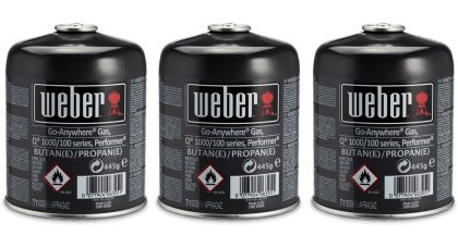 Weber driepak Gasbusjes