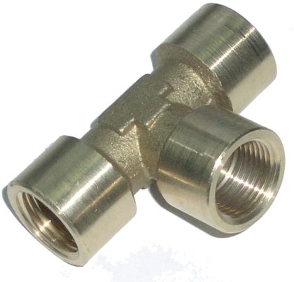 NexaParts TEE-F.F.F. G3/8" BLANK messing