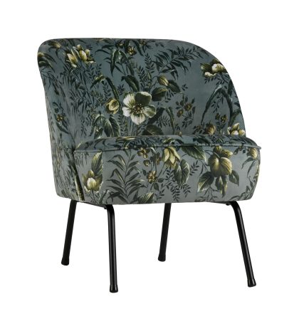 WOOOD Fauteuil 'Vogue Poppy', kleur Grijs