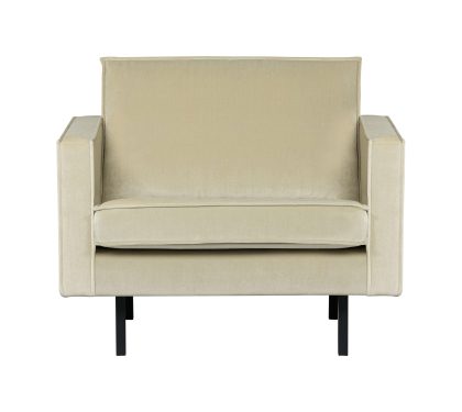 WOOOD Fauteuil 'Rodeo' Velvet, kleur Pistache