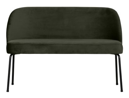 WOOOD Eetkamerbank 'Vogue' Velvet, kleur Donkergroen