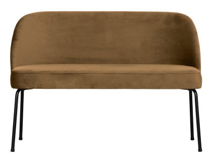 WOOOD Eetkamerbank 'Vogue' Velvet, kleur Honing Geel