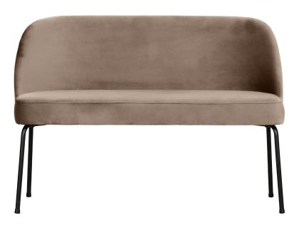 WOOOD Eetkamerbank 'Vogue' Velvet, kleur Khaki