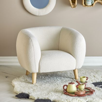 Bloomingville MINI Kinderfauteuil Cade - Wit