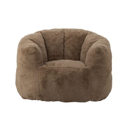 Bloomingville MINI Kinderfauteuil Kari Fluffy stof - Bruin