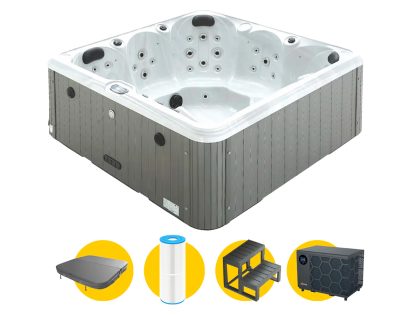 W'eau Delta spa met warmtepomp - 5 persoons